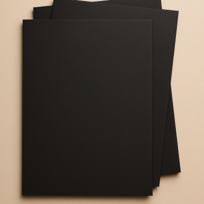 ROCSO ONE SIDE BLACK LAMINATED BOARD 1.5 MM