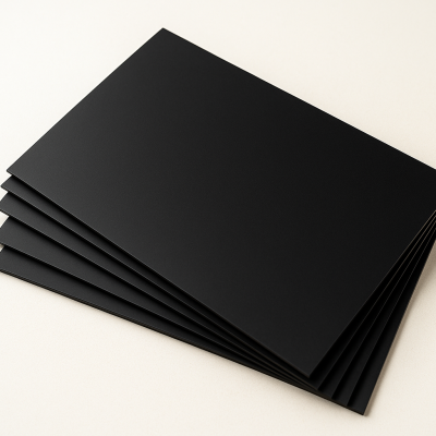 ROCSO ONE SIDE BLACK LAMINATED BOARD 1.5 MM