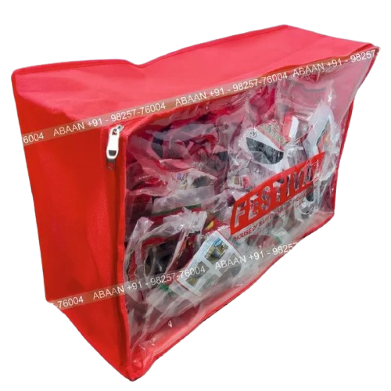 TRANSPARENT SAREE COVER BAG