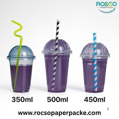 ROCSO Premium Cold Beverage PET Cups