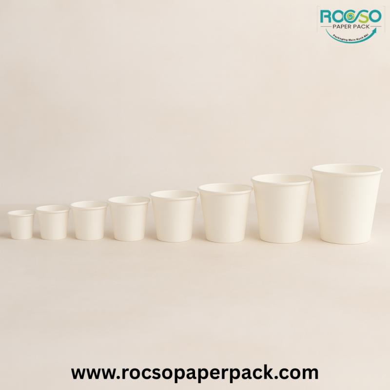 Plain Disposable Paper Glass