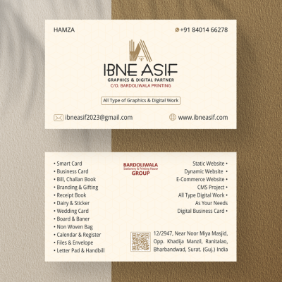 400 GSM Visiting Card Matt + UV ( F/B )