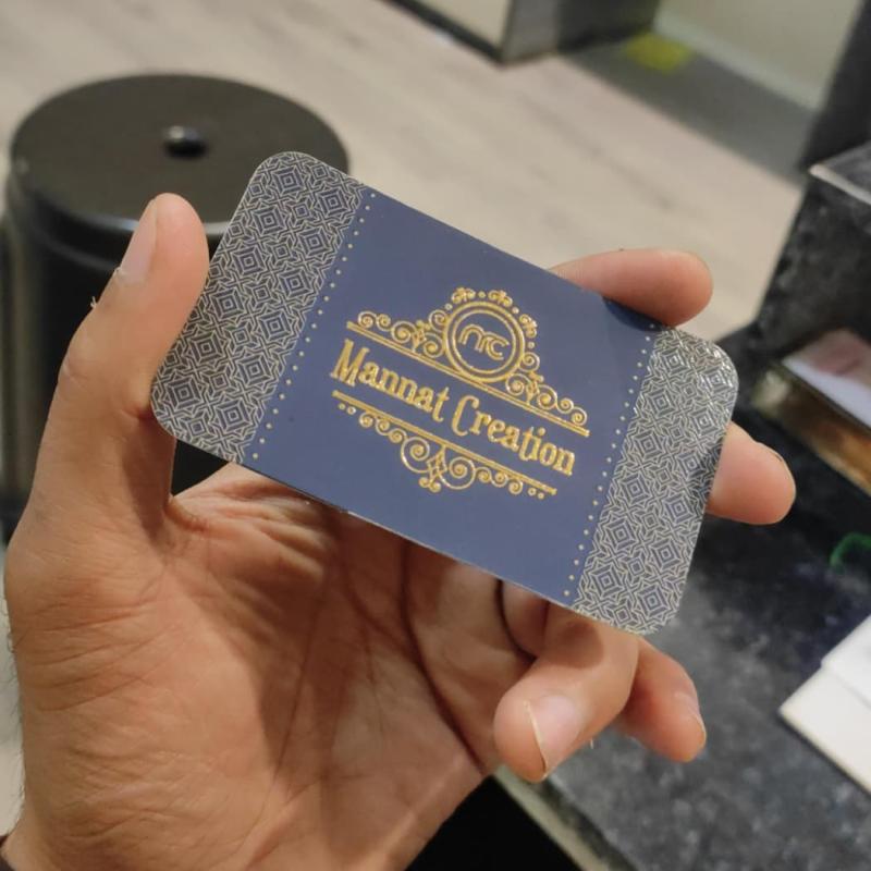 Visiting Card + Laminated + UV + Foil + Die Cut