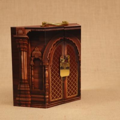 Premium Door 4 Jar MDF Box