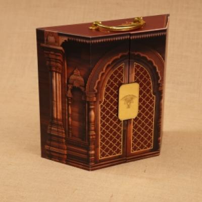 Premium Door 4 Jar MDF Box