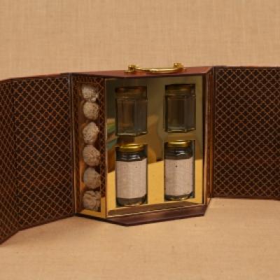 Premium Door 4 Jar MDF Box