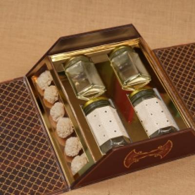 Premium Door 4 Jar MDF Box