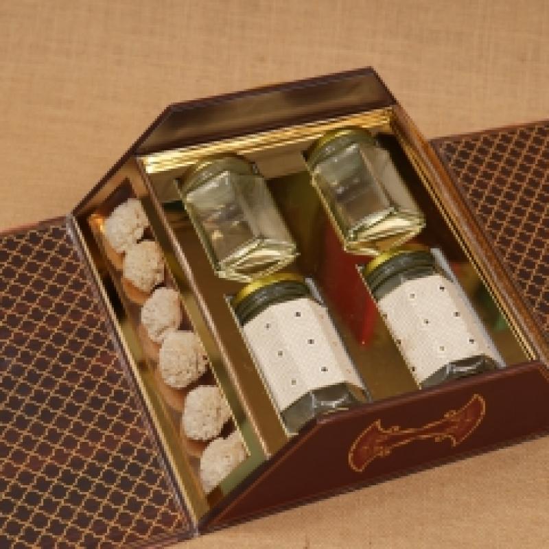 Premium Door 4 Jar MDF Box