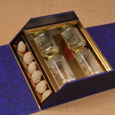 Premium Door 4 Jar MDF Box