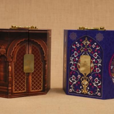 Premium Door 4 Jar MDF Box