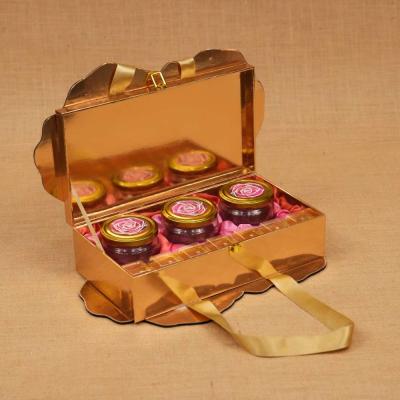 Laser Cut Flower 3Jar Box