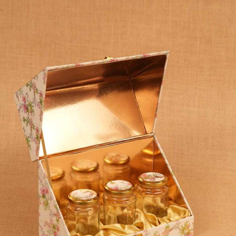 Hexa Jar Taper MDF Box