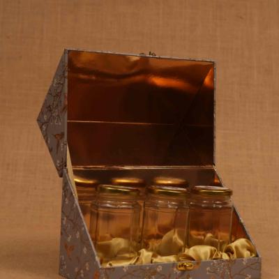 Hexa Jar Taper MDF Box