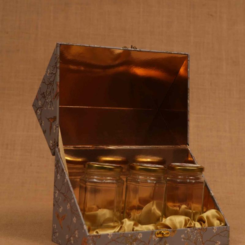 Hexa Jar Taper MDF Box