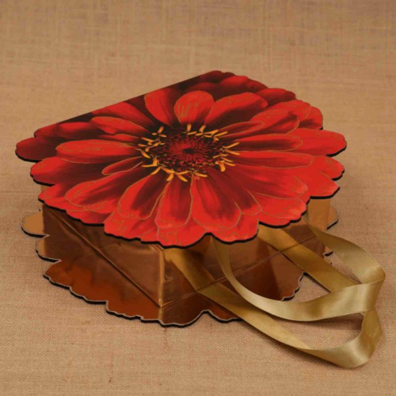 Laser Cut Flower 4Jar Box