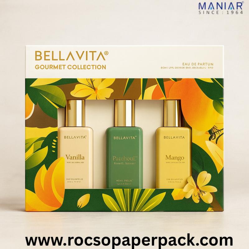 BellaVita Gourmet Collection – Vanilla, Patchouli & Mango Eau de Parfum Gift Set