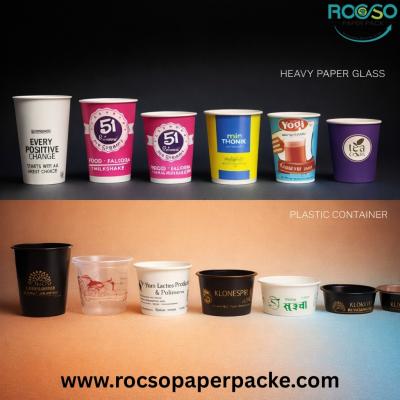 Rocso ProPrint Heavy Paper Cups